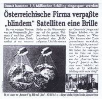 Press Echo on Saving the Meteosat-6 Mission