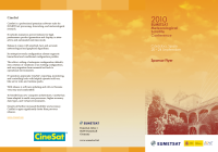 Sponsor of EUMETSAT Meteorological Satellite Conferences